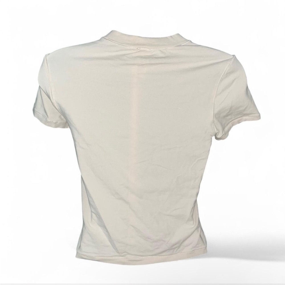 Yogalicious Airlite Short Sleeve Top in light pink/cream - Picture 2 of 3
